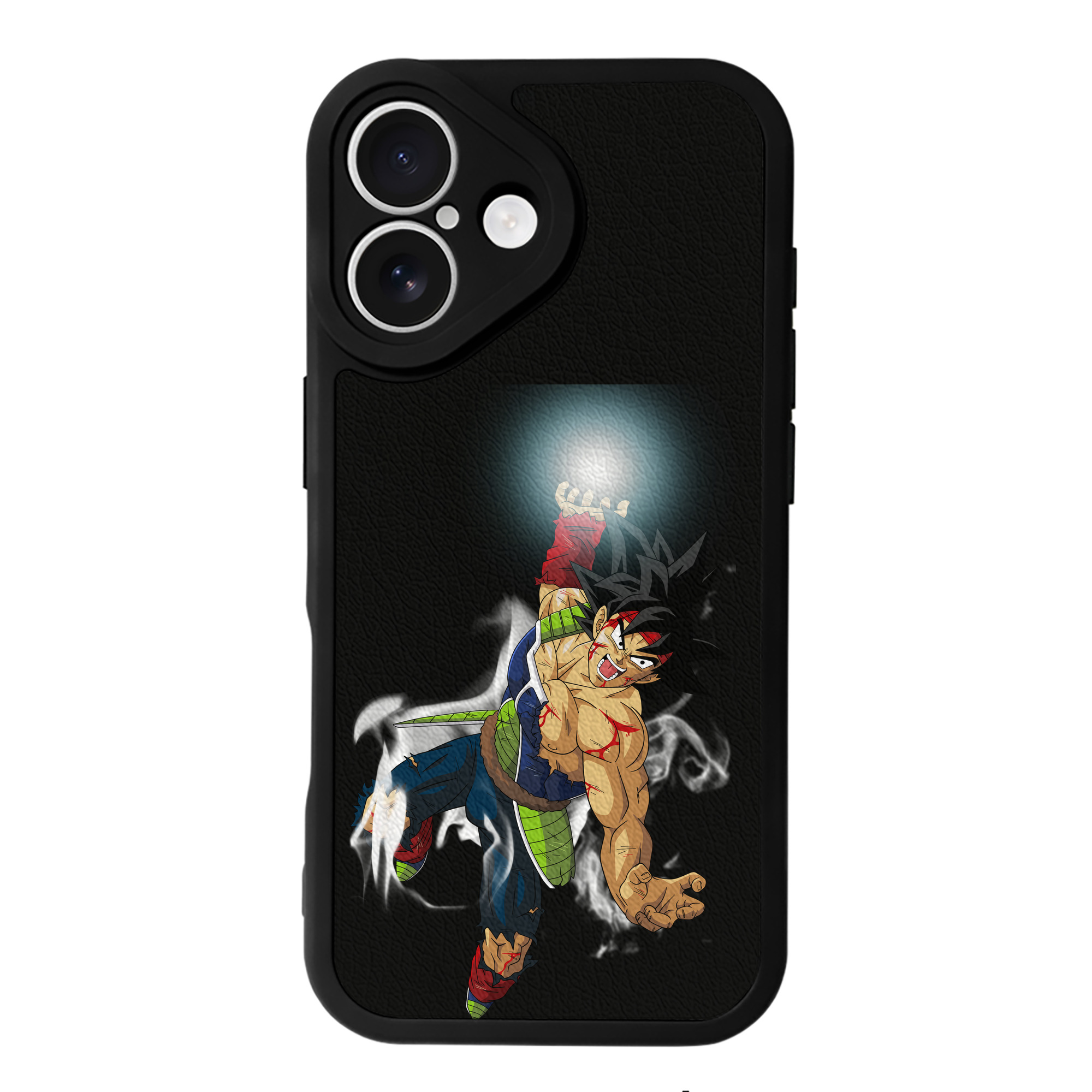 （画像用） ドラゴンボール バーダック DRAGON BALL Burdock 【iPhone 16シリーズ対応】シリコンスマホケース（レザー調） 材質：シリコン
